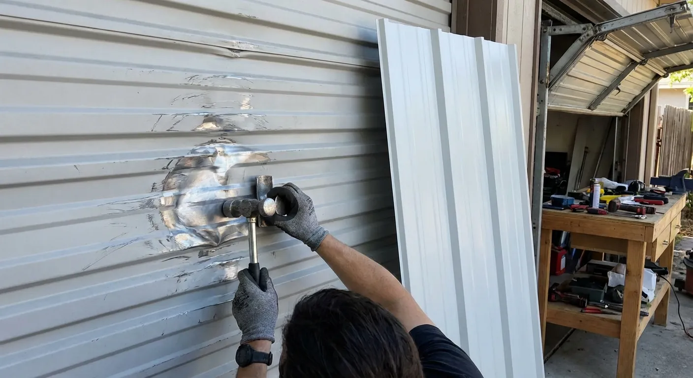 Garage Door Panel Replacement in Boynton Beach